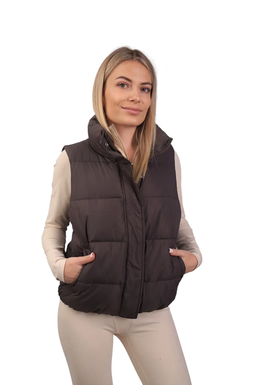 Жилетка жіноча Fashion графіт з Плащівки