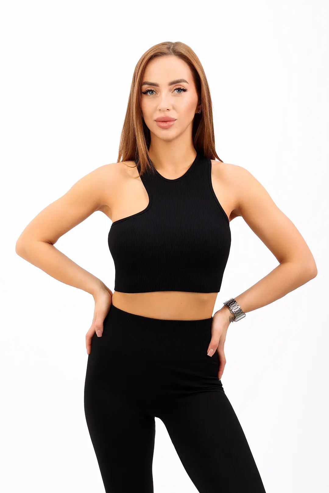 Топ жіночий спортивний Where Uwear чорний