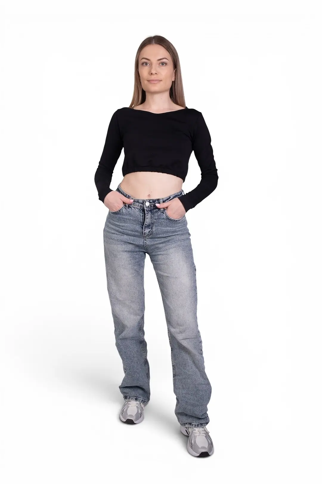 Лонгслів жіночий Where Uwear чорний