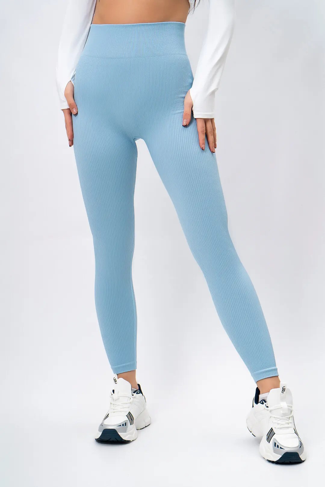 Легінси жіночі спортивні Where Uwear блакитні