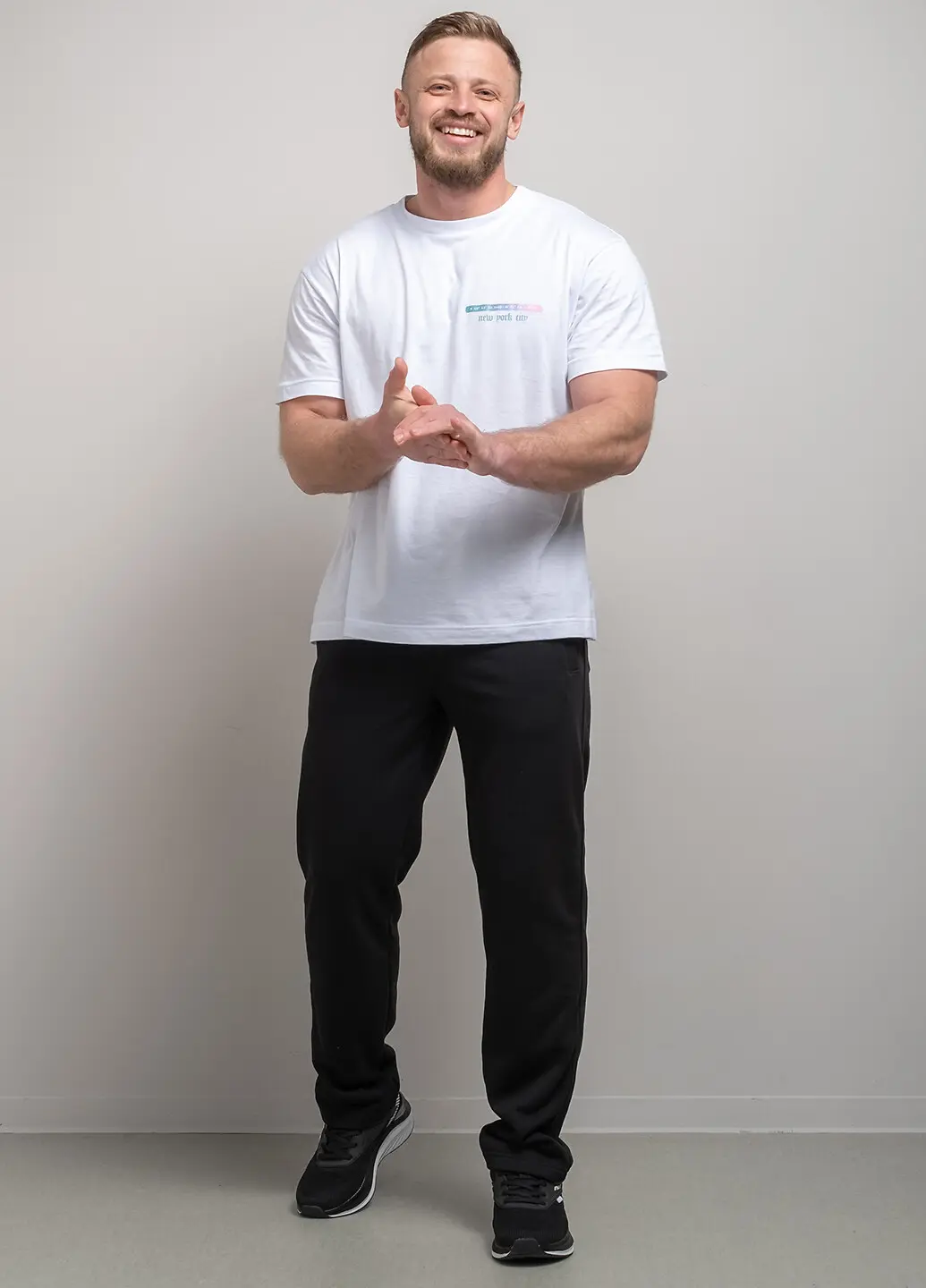 Штани чоловічі спортивні Fashion чорні