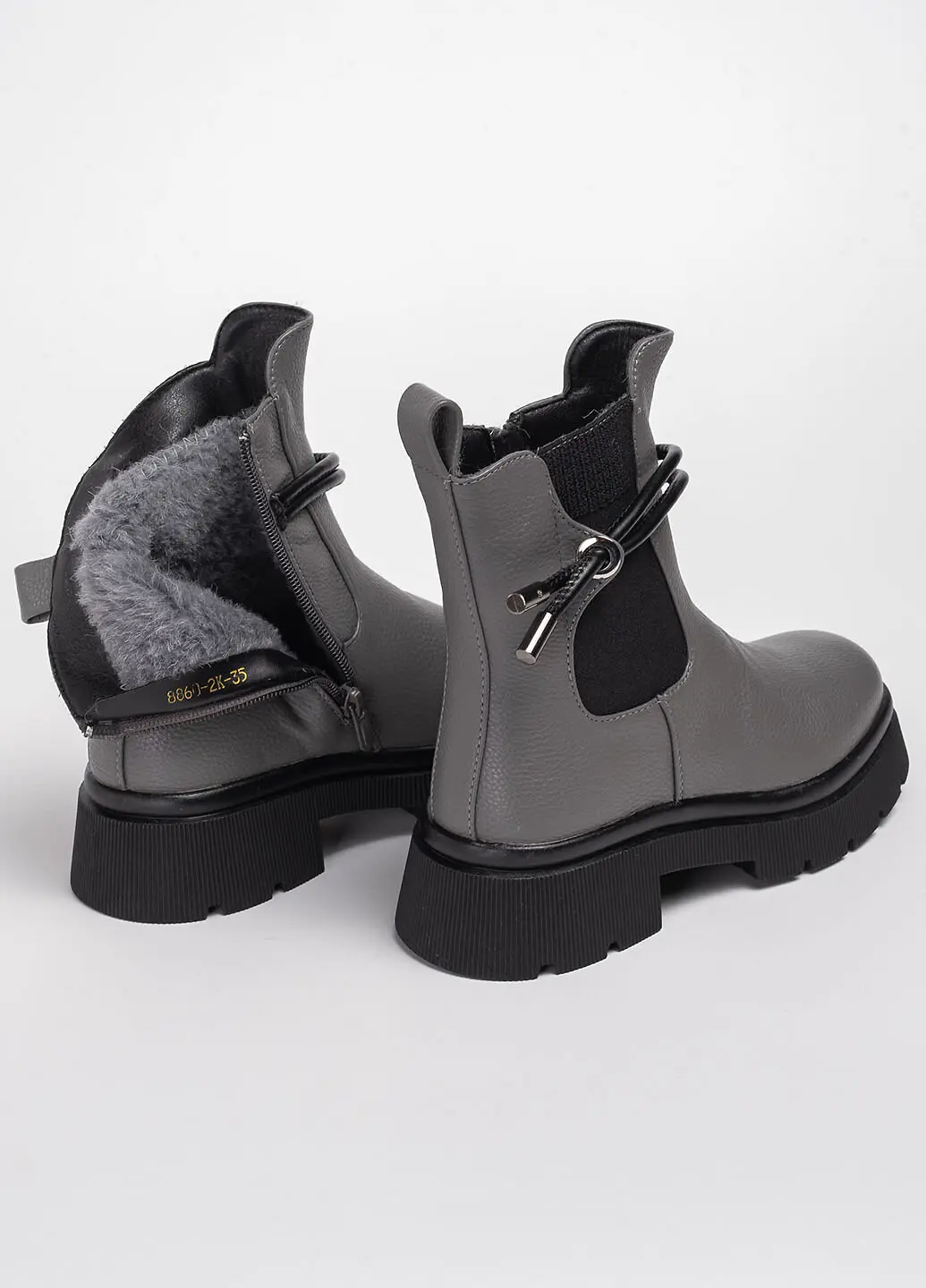 Черевики дитячі Fashion 8860-2K чорні зимові