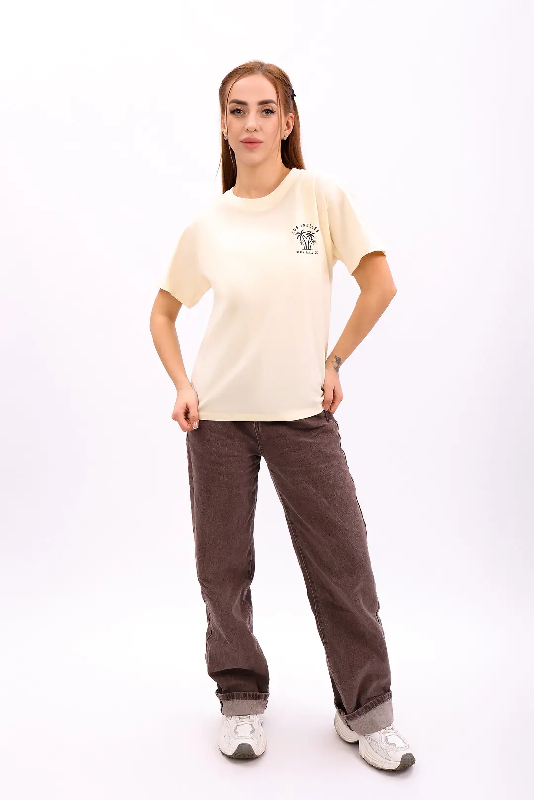 Футболка жіноча Where Uwear жовта