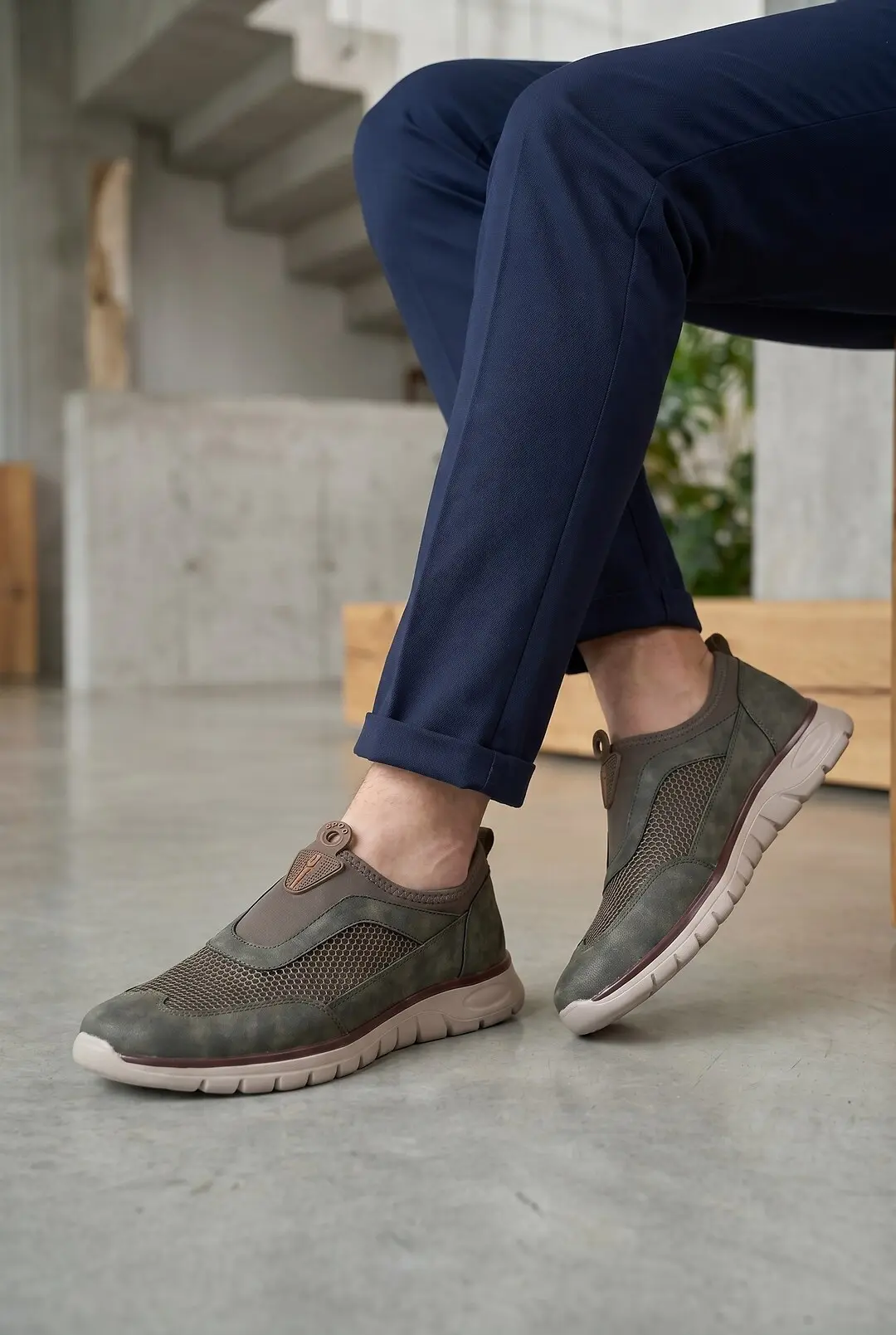 Сліпони чоловічі Where Uwear зелені