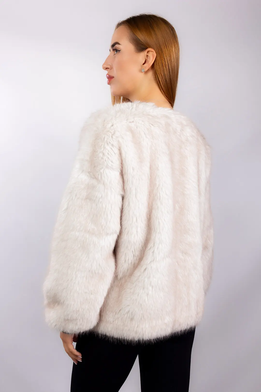 Шуба жіноча Where Uwear Y25-2 бежева