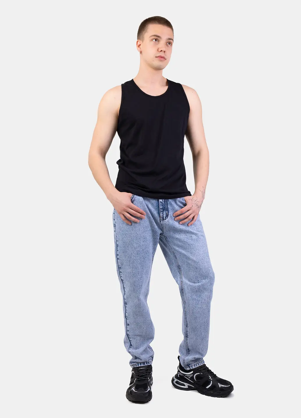 Майка чоловіча Fashion чорна