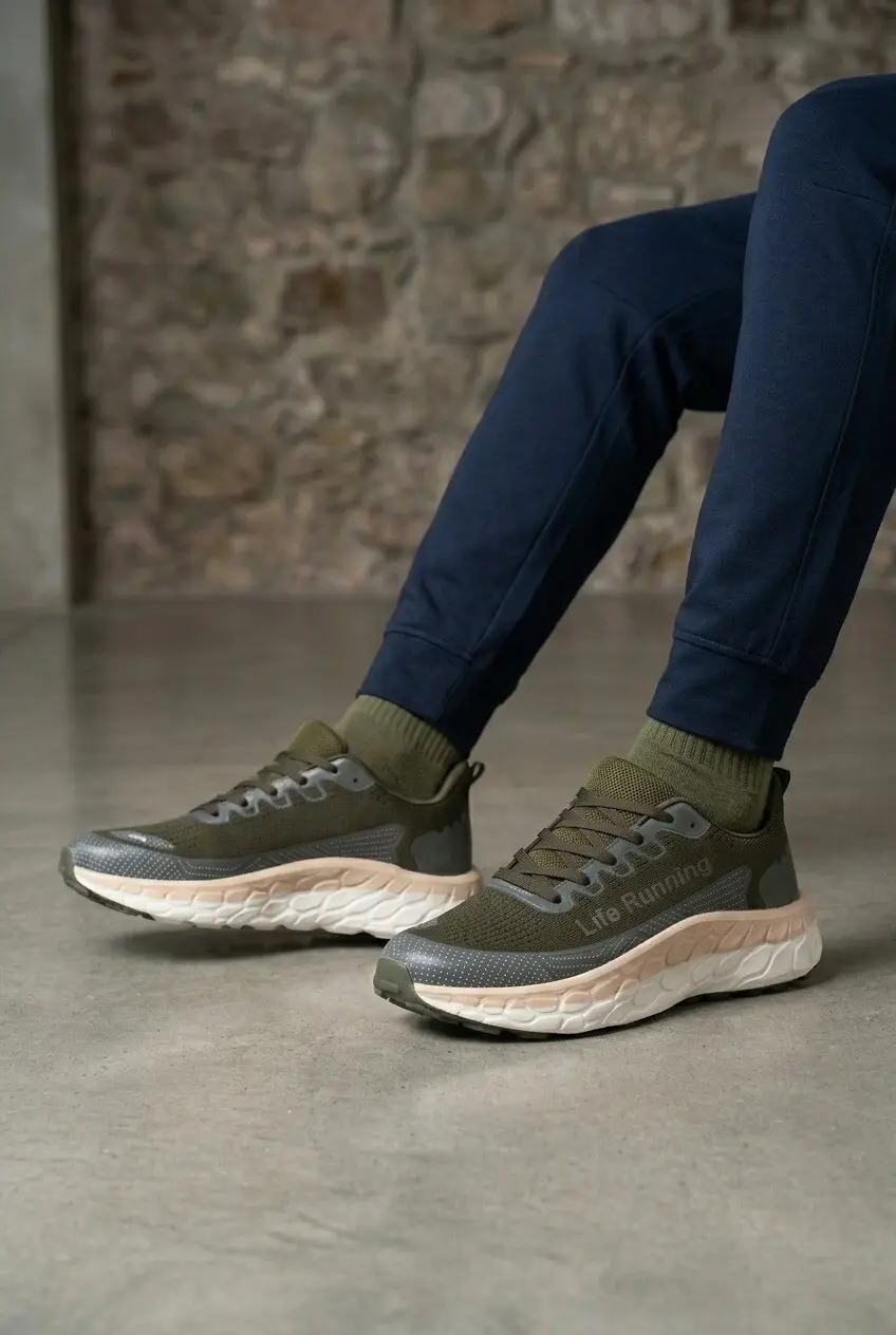 Кросівки чоловічі Fashion A156-5 хакі