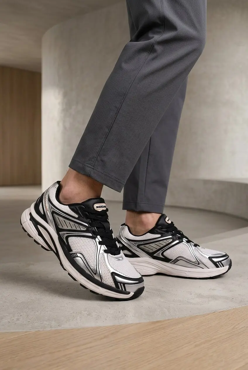 Кросівки чоловічі Where Uwear білі з екошкіри та текстилю
