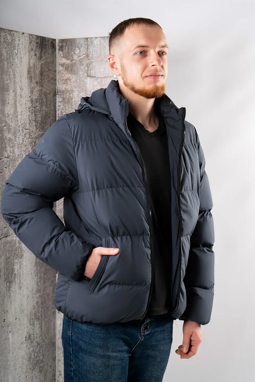Куртка чоловіча Where Uwear синя