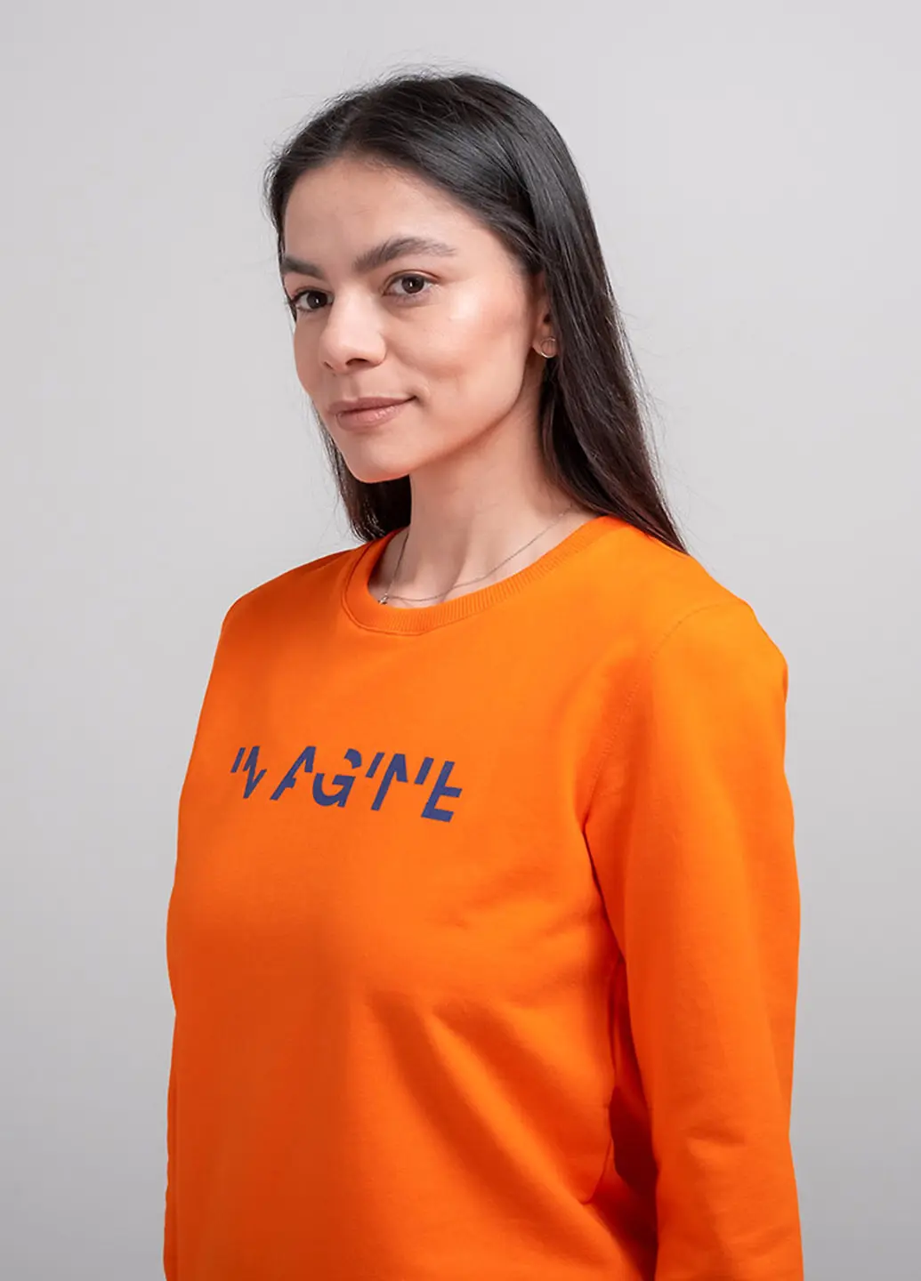 Світшот жіночий IMAGINE помаранчевий
