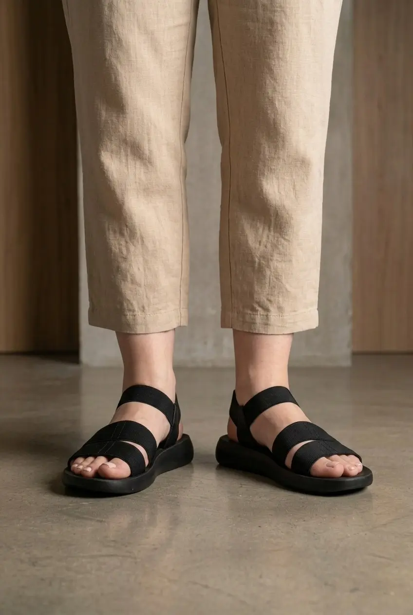Босоніжки жіночі Where Uwear чорні