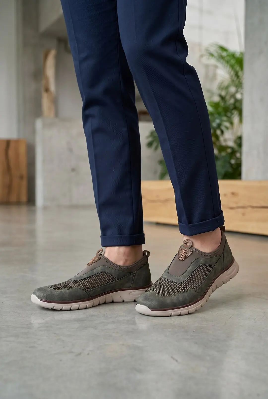 Сліпони чоловічі Where Uwear зелені