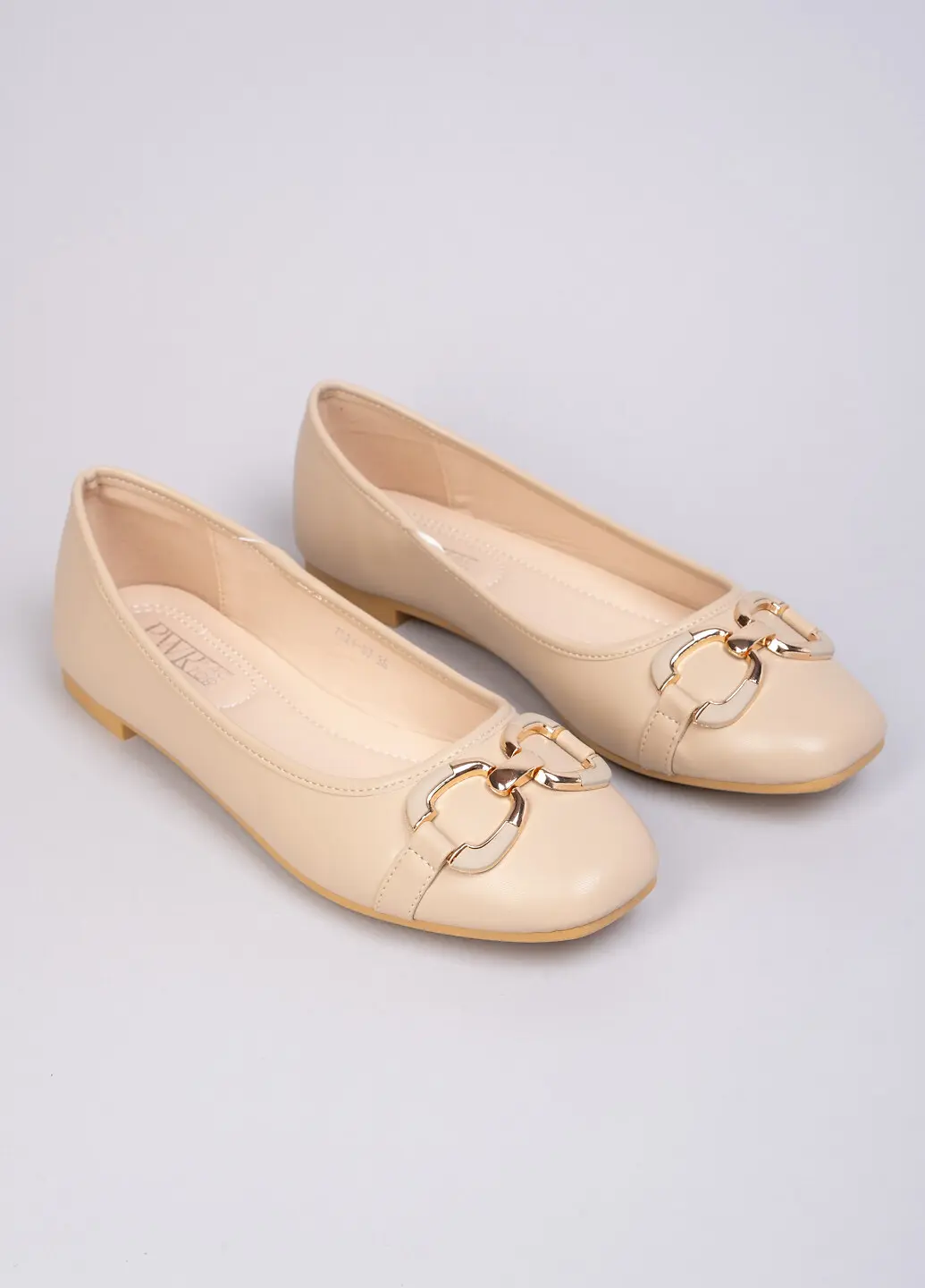 Балетки жіночі POWER ZS24-07 BEIGE бежеві