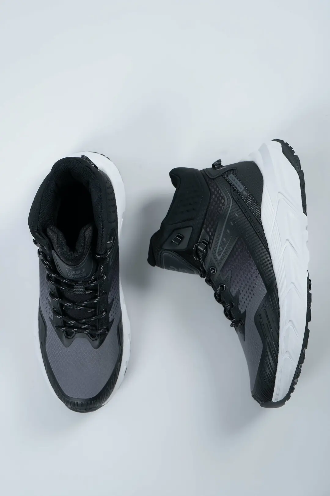 Кросівки чоловічі високі Where Uweare WUW6034M-BLACK/GREY чорні