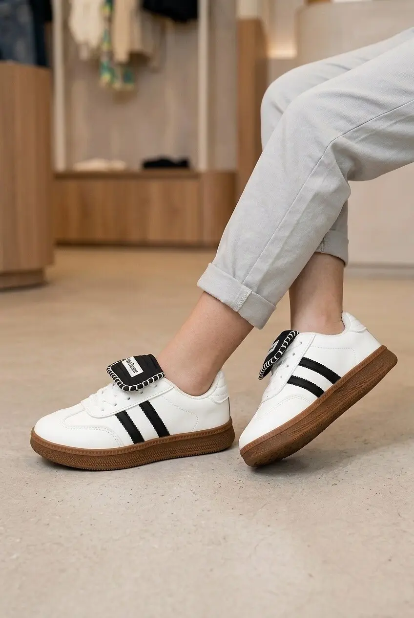Кеди дитячі чоловічі Fashion білі з екошкіри