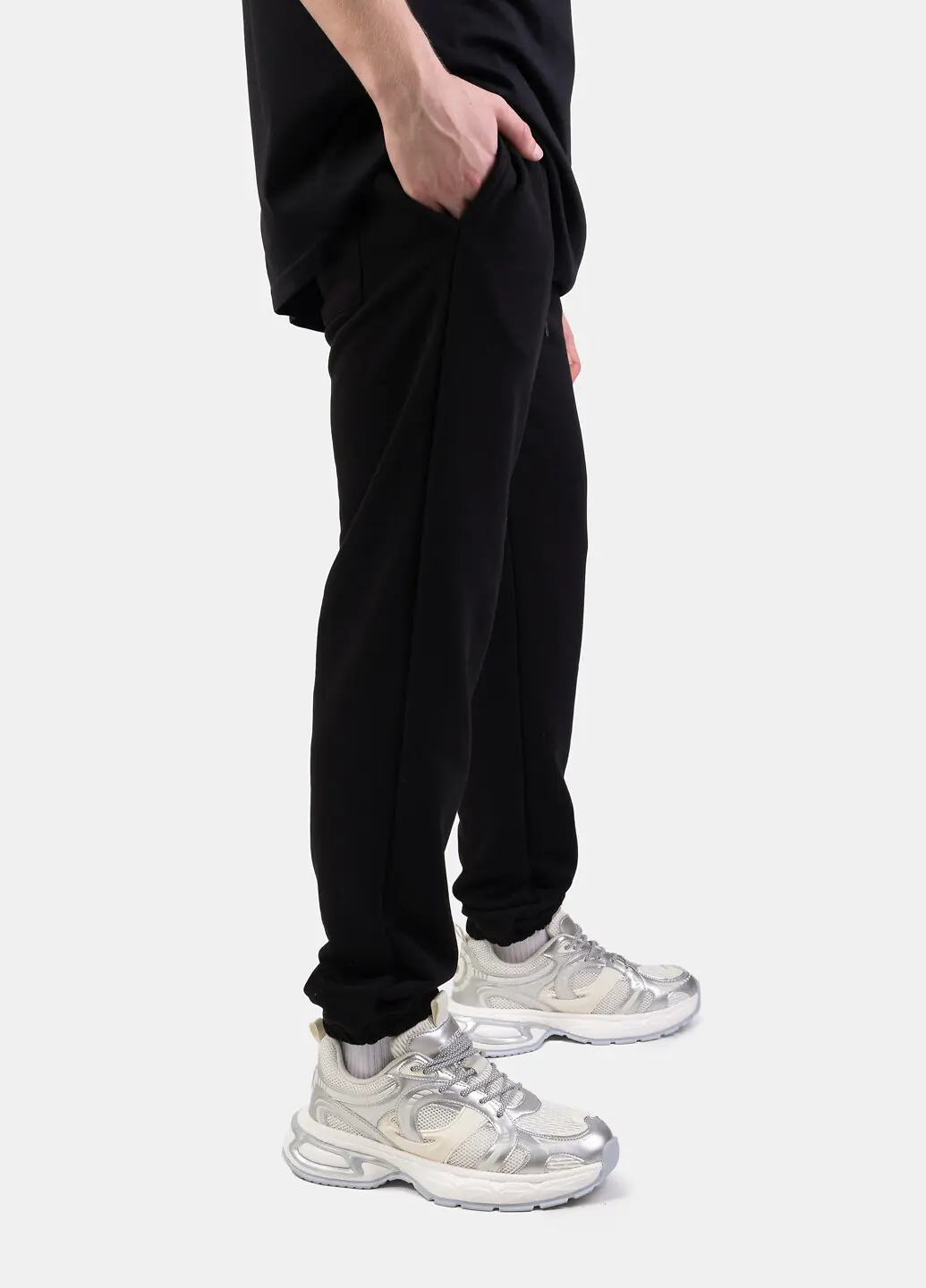 Штани чоловічі спортивні Fashion чорні