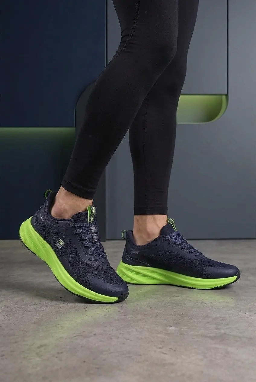 Кросівки чоловічі Where Uwear сині з текстилю