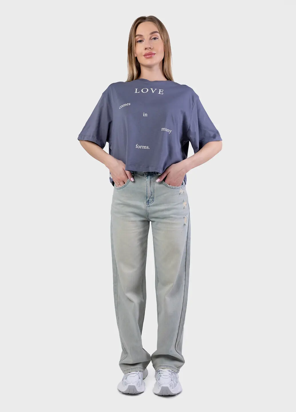 Футболка жіноча Fashion сіра