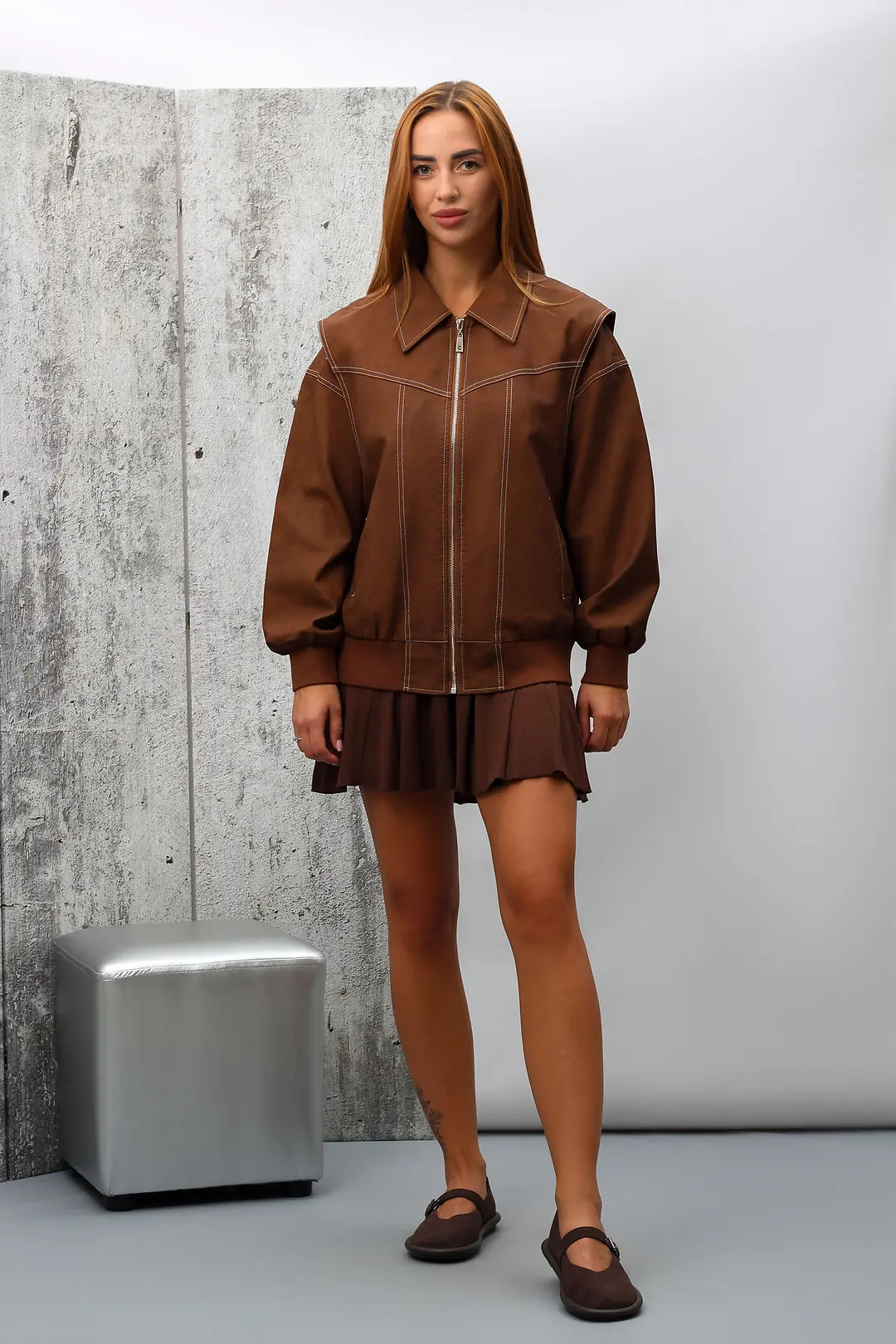 Куртка жіноча Fashion 2529 коричнева