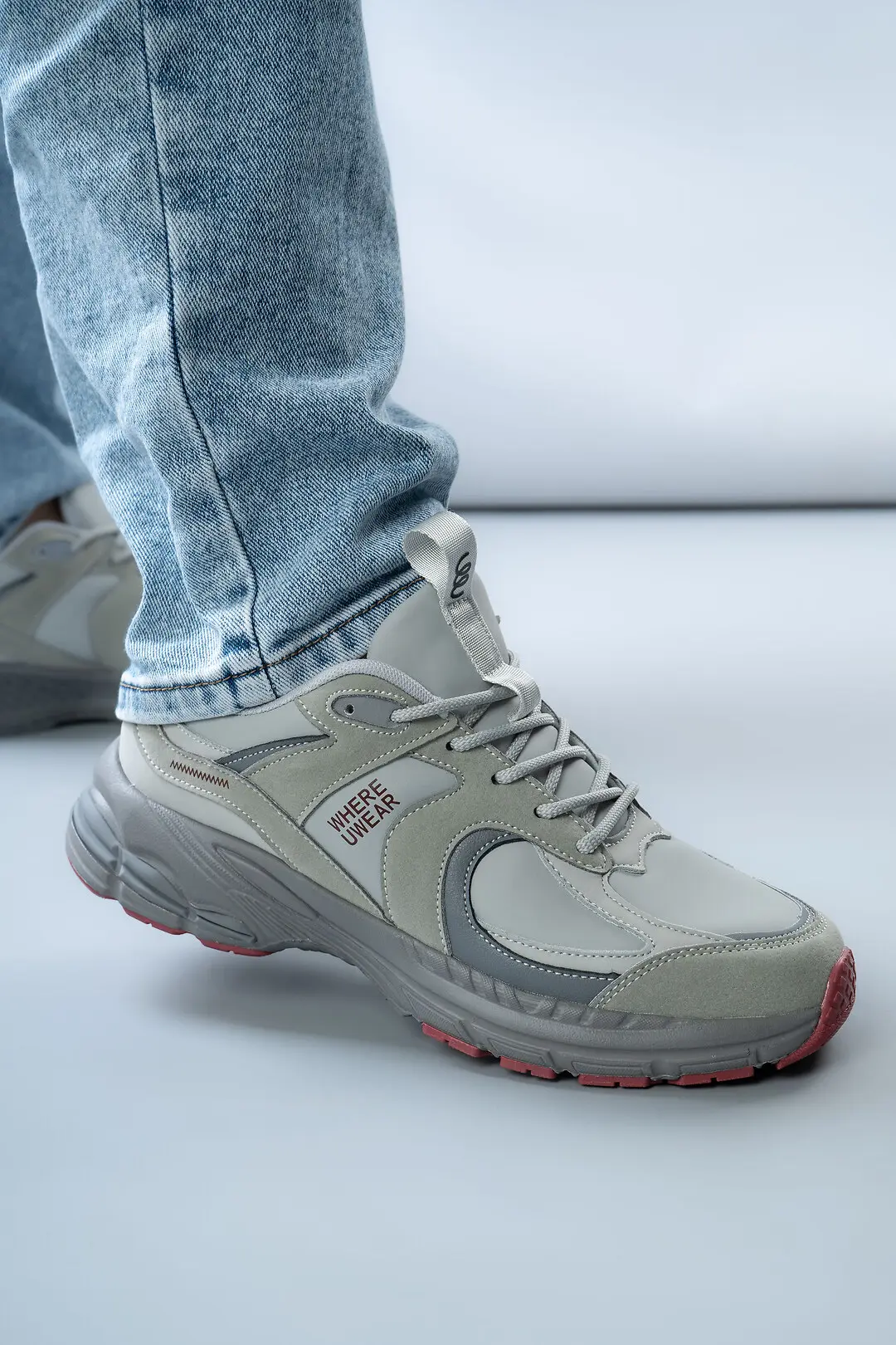 Кросівки чоловічі Where Uwear TF-25-26-grey сірі