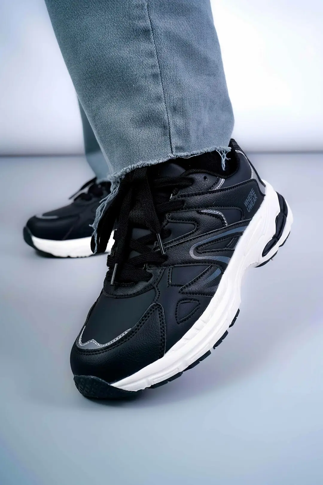 Кросівки жіночі Where Uwear TF-25-33-black чорні