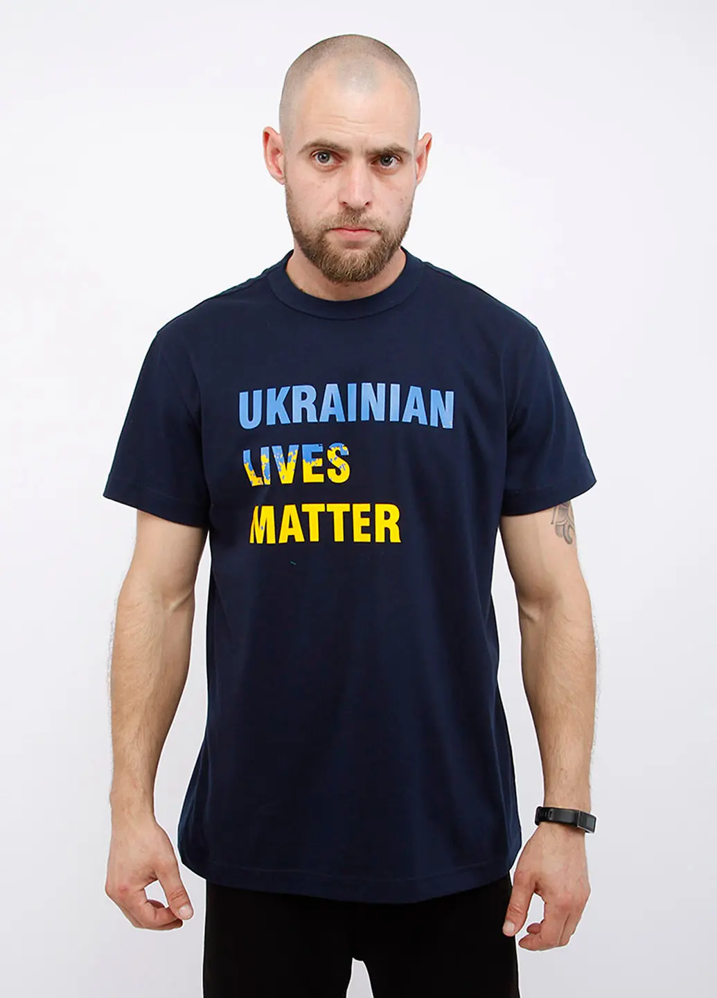 Футболка чоловіча Power синя патріотична