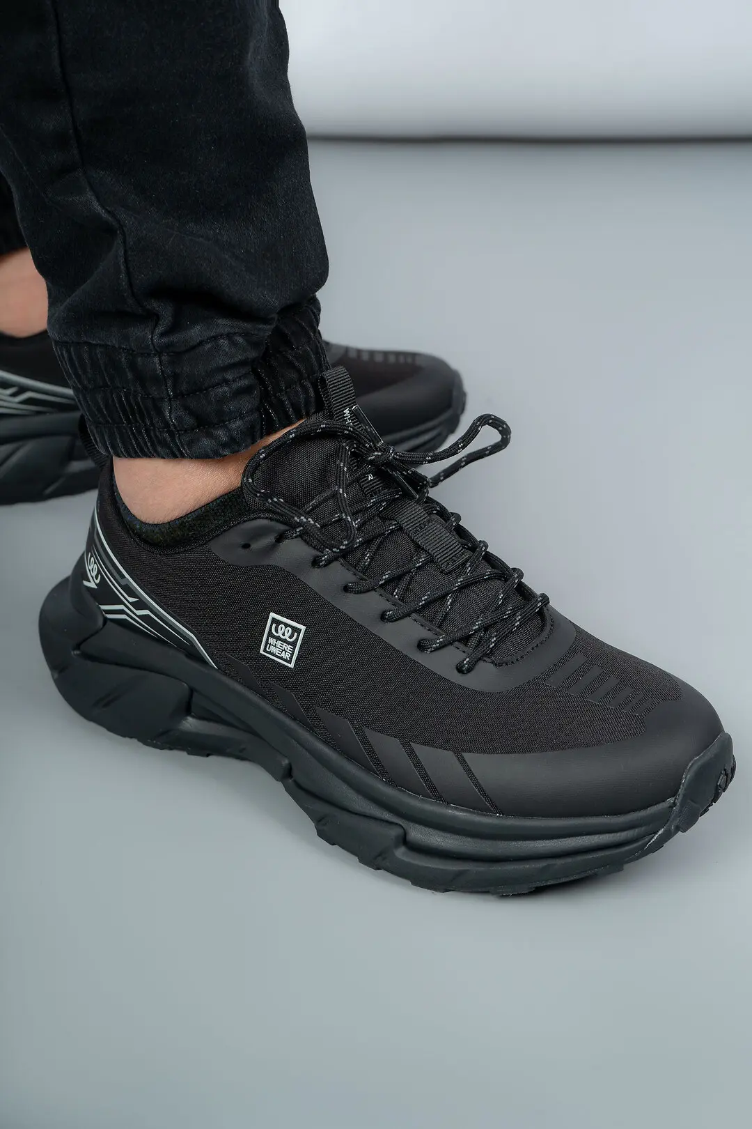 Кросівки чоловічі Where Uwear WUW5963-BLACK чорні