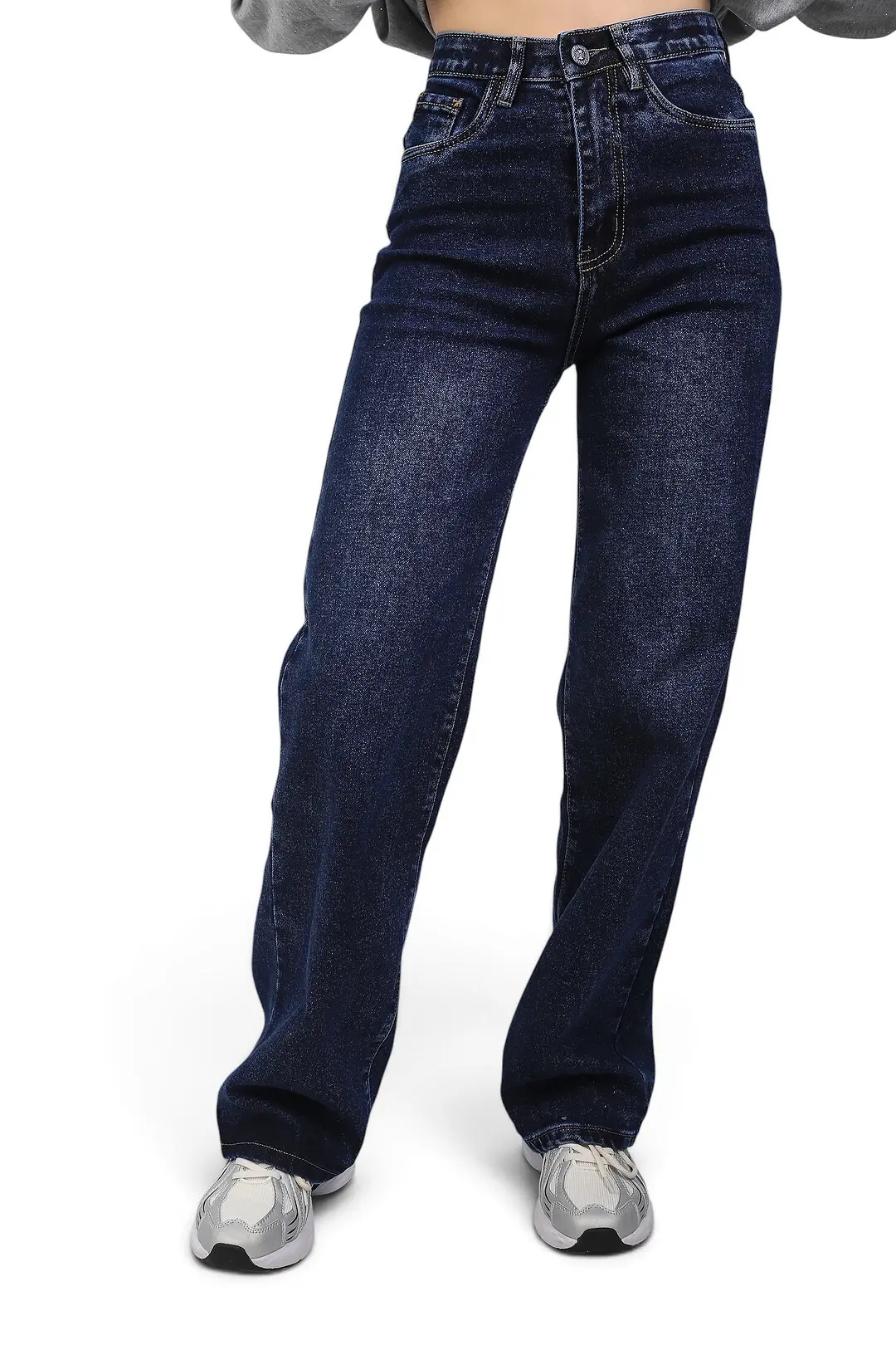 Джинси жіночі Fashion сині з Котону