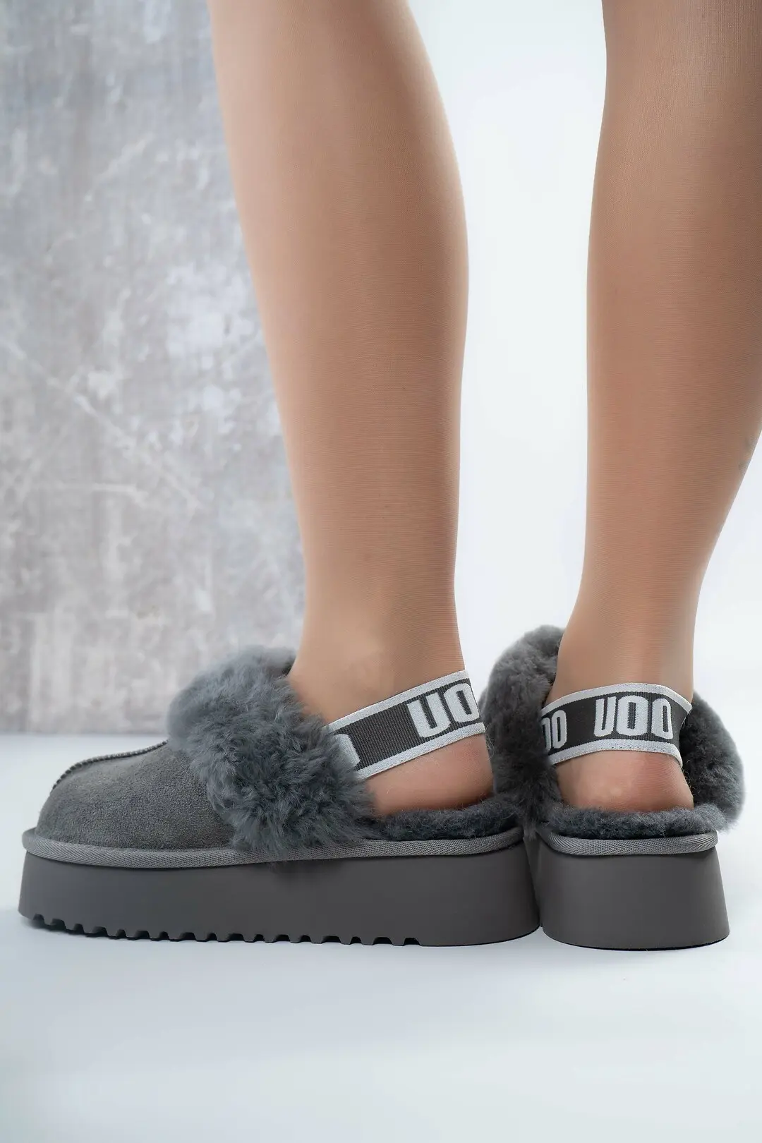 Уггі жіночі Where Uwear Натуральна замша сірі
