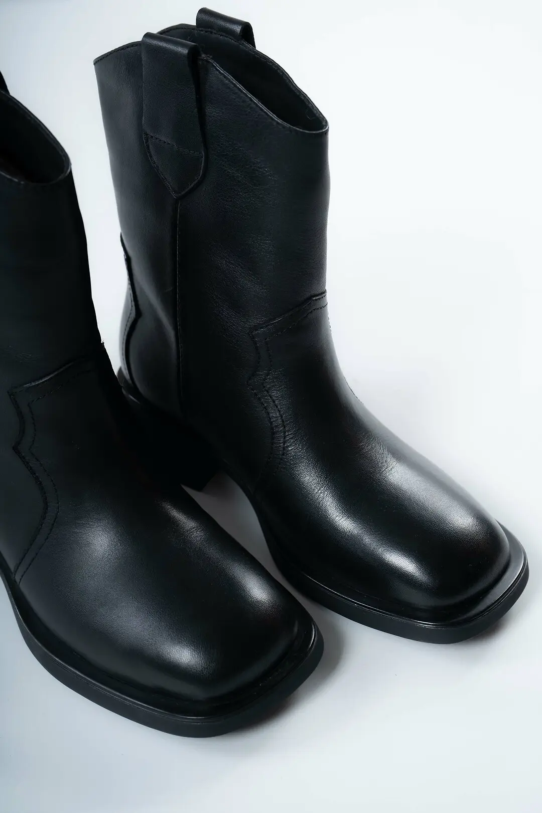 Черевики жіночі Where Uwear Натуральна шкіра чорні