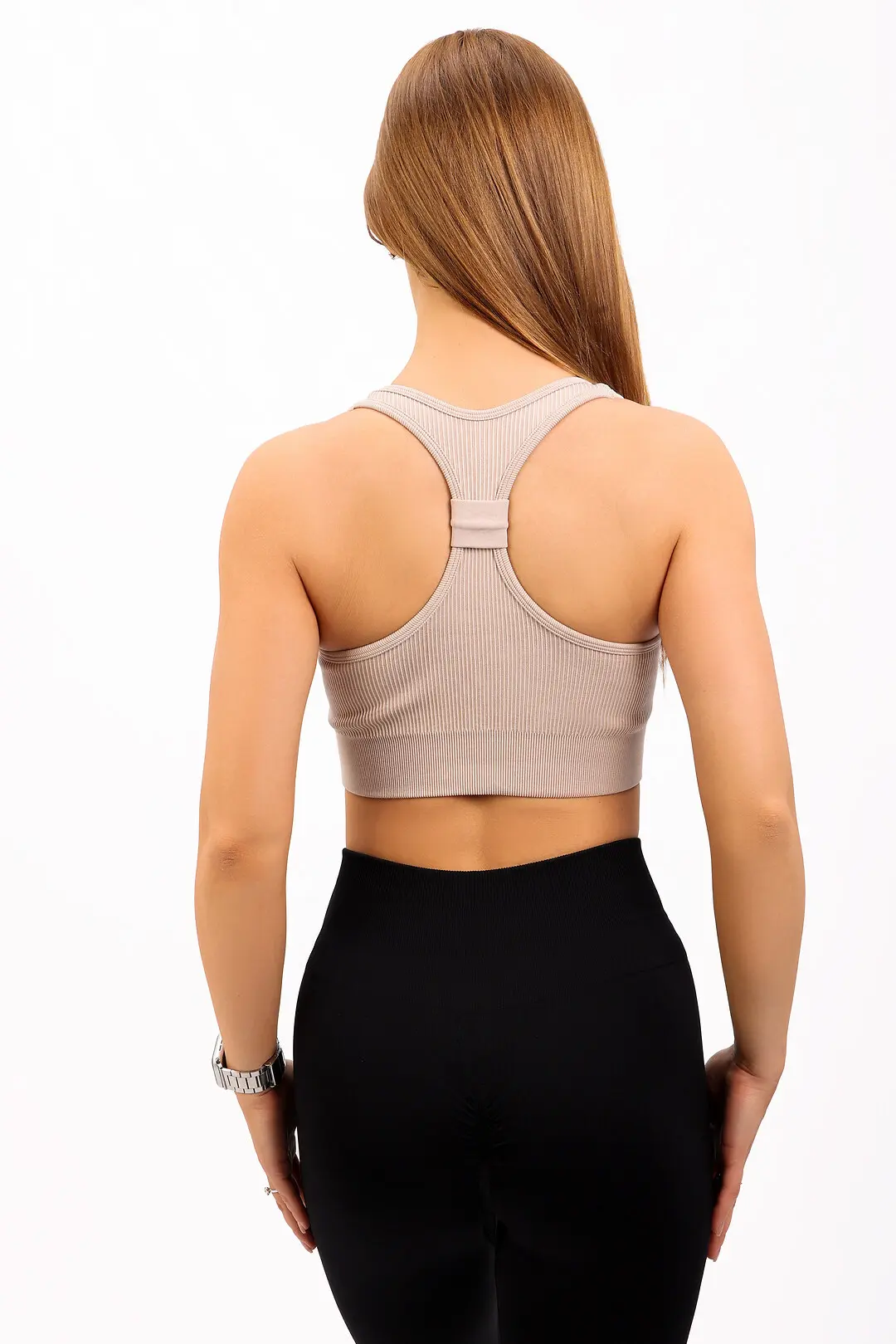 Топ жіночий спортивний Where Uwear бежевий