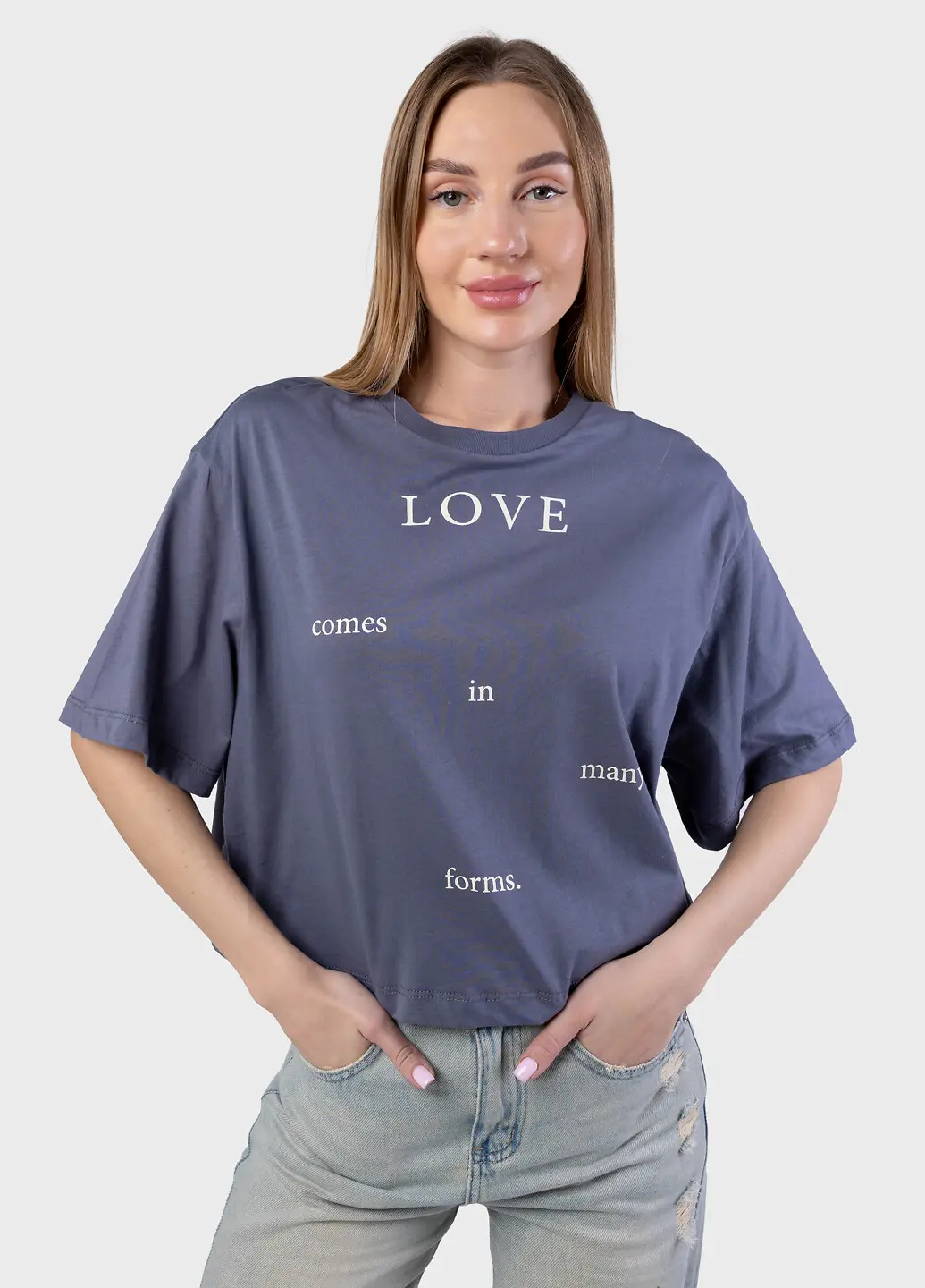 Футболка жіноча Fashion сіра