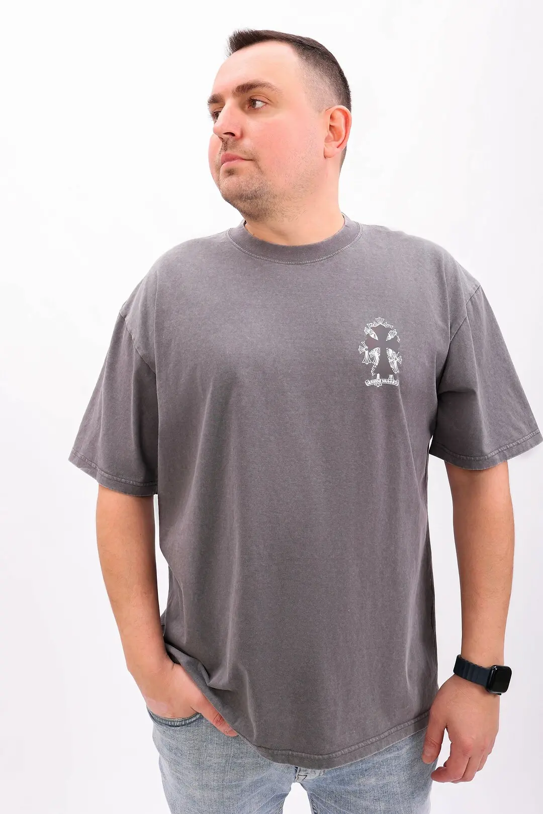 Футболка чоловіча Where Uwear сіра