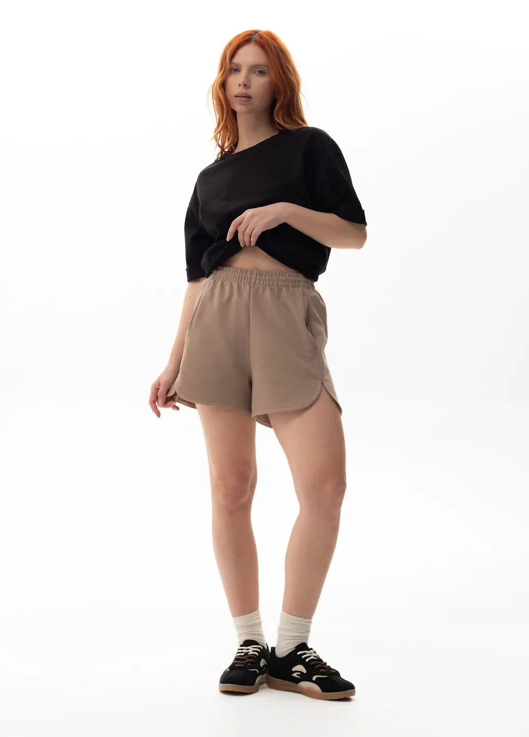 Шорти жіночі Fashion бежеві короткі