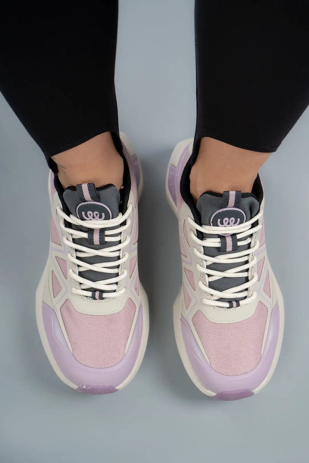 Кросівки жіночі Where Uwear WUW5993W-PINK/BEIGE рожеві