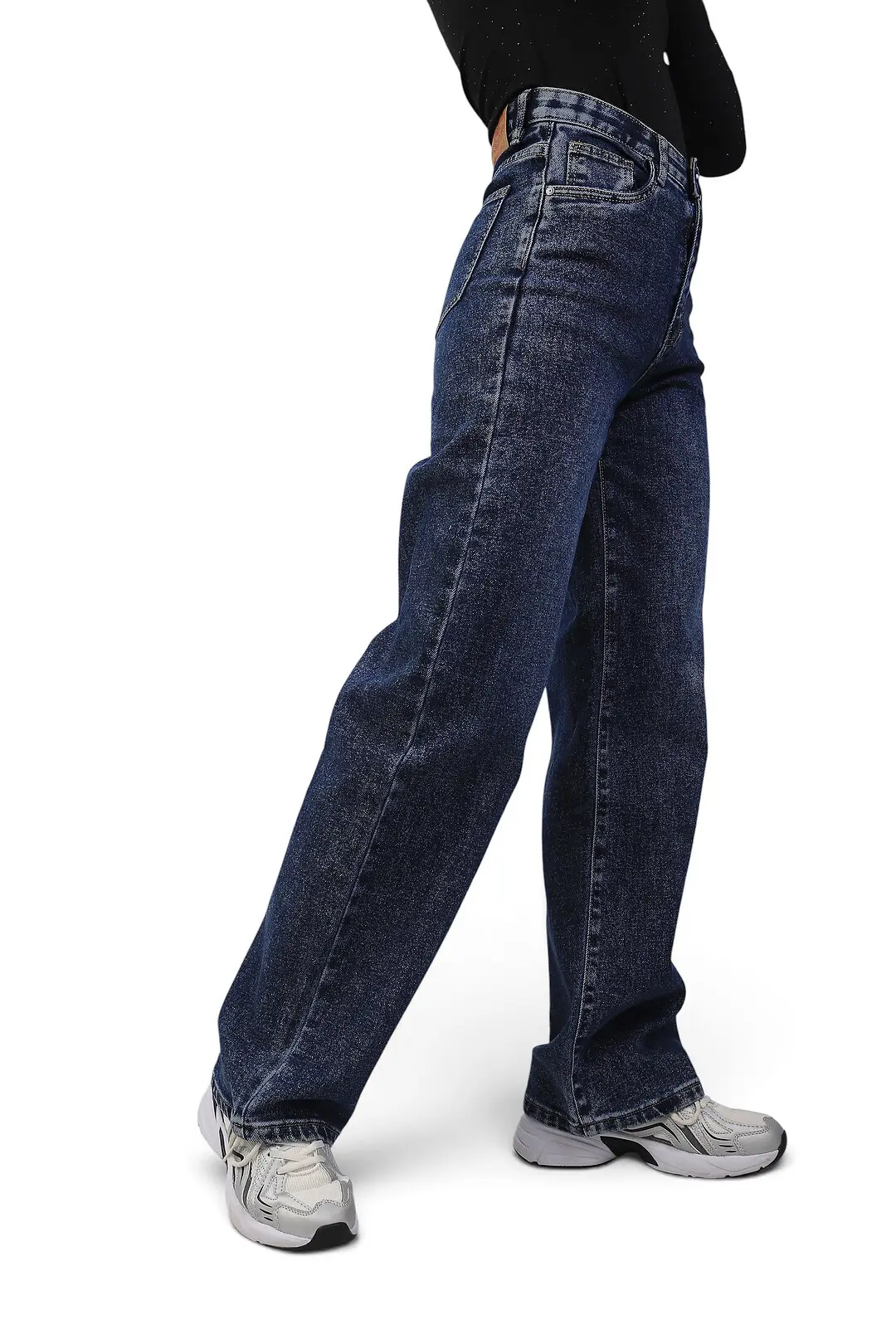 Джинси жіночі Fashion сині wide leg