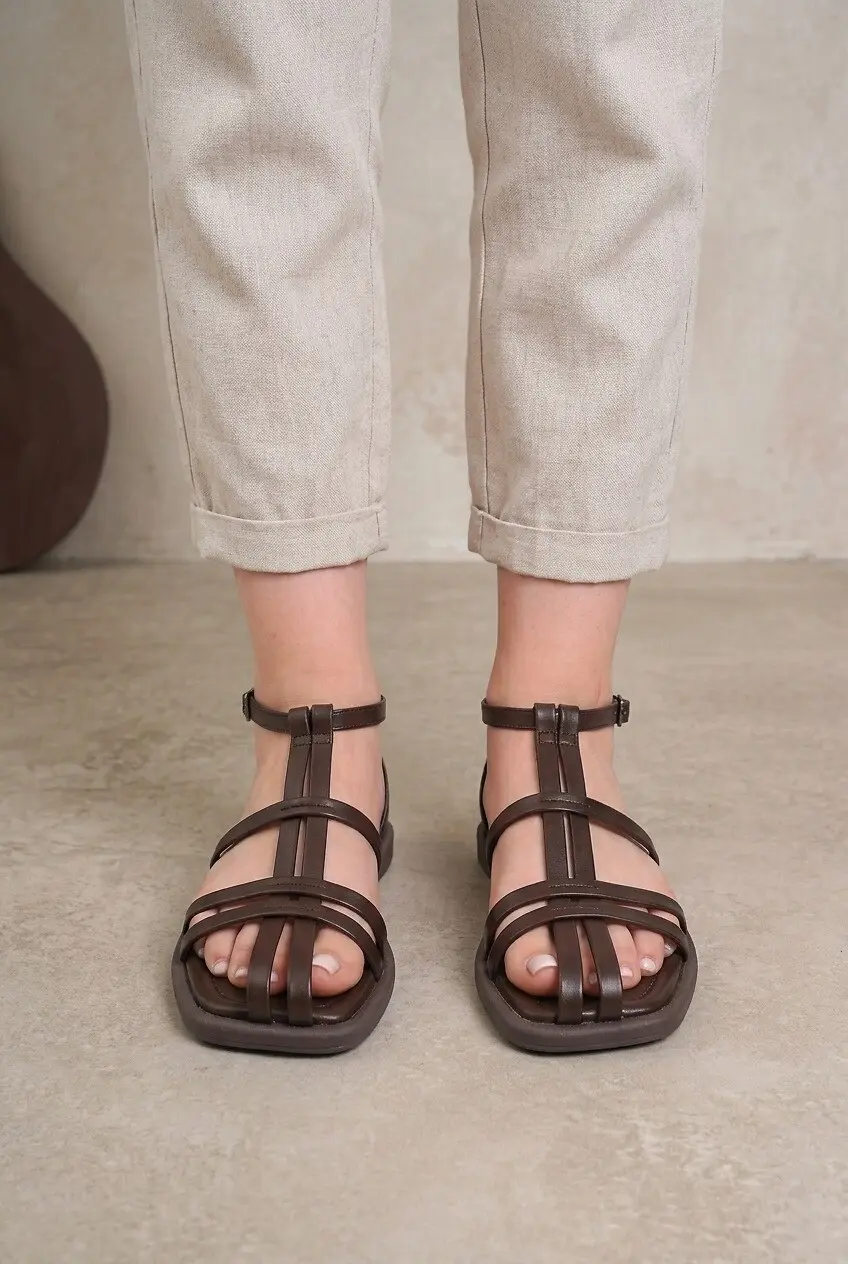 Босоніжки жіночі Where Uwear коричневі