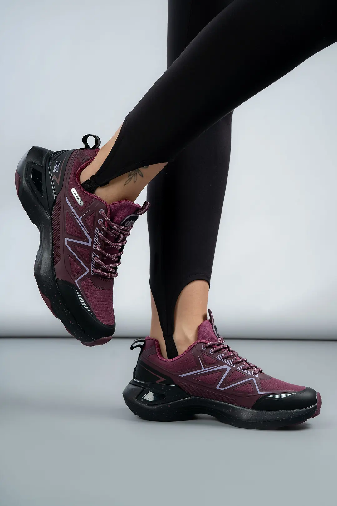 Кросівки жіночі Where Uwear WUW5993W-FUSHIA/BLACK фуксія
