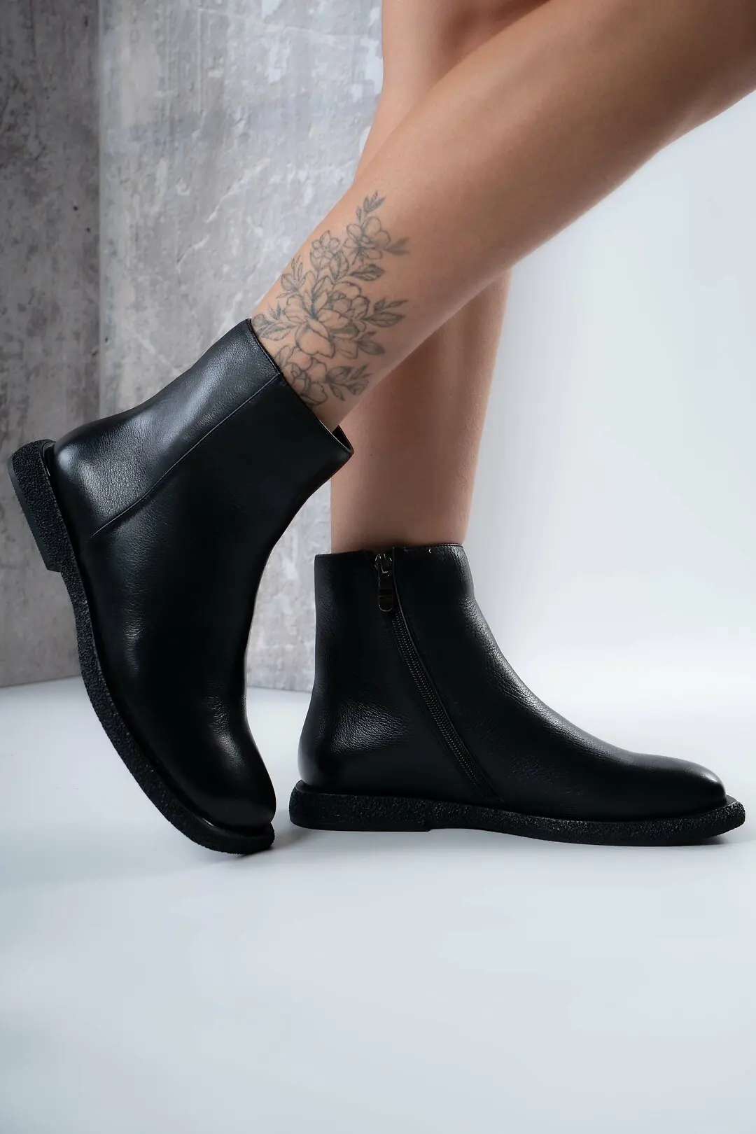 Черевики жіночі Where Uwear Натуральна шкіра чорні