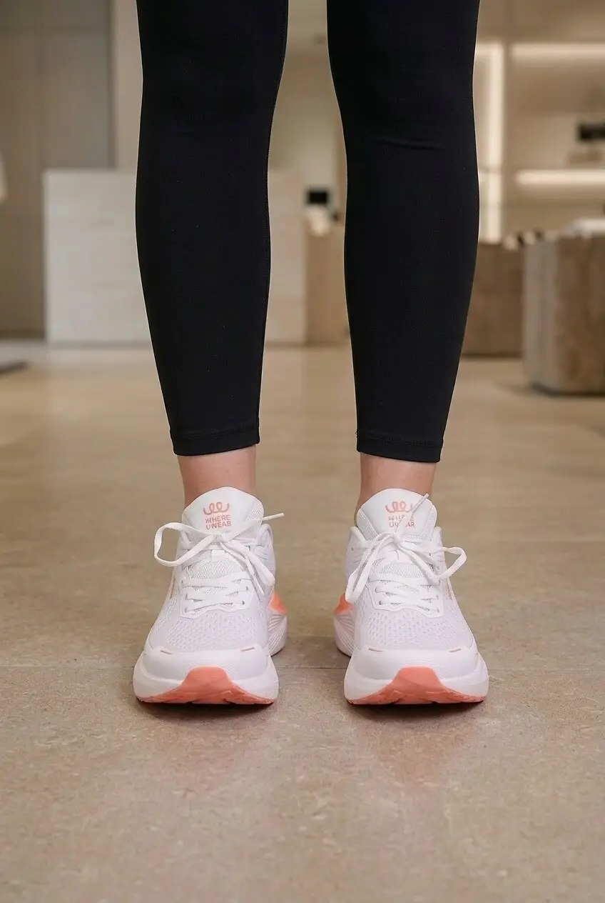 Кросівки жіночі Where Uwear білі текстильні