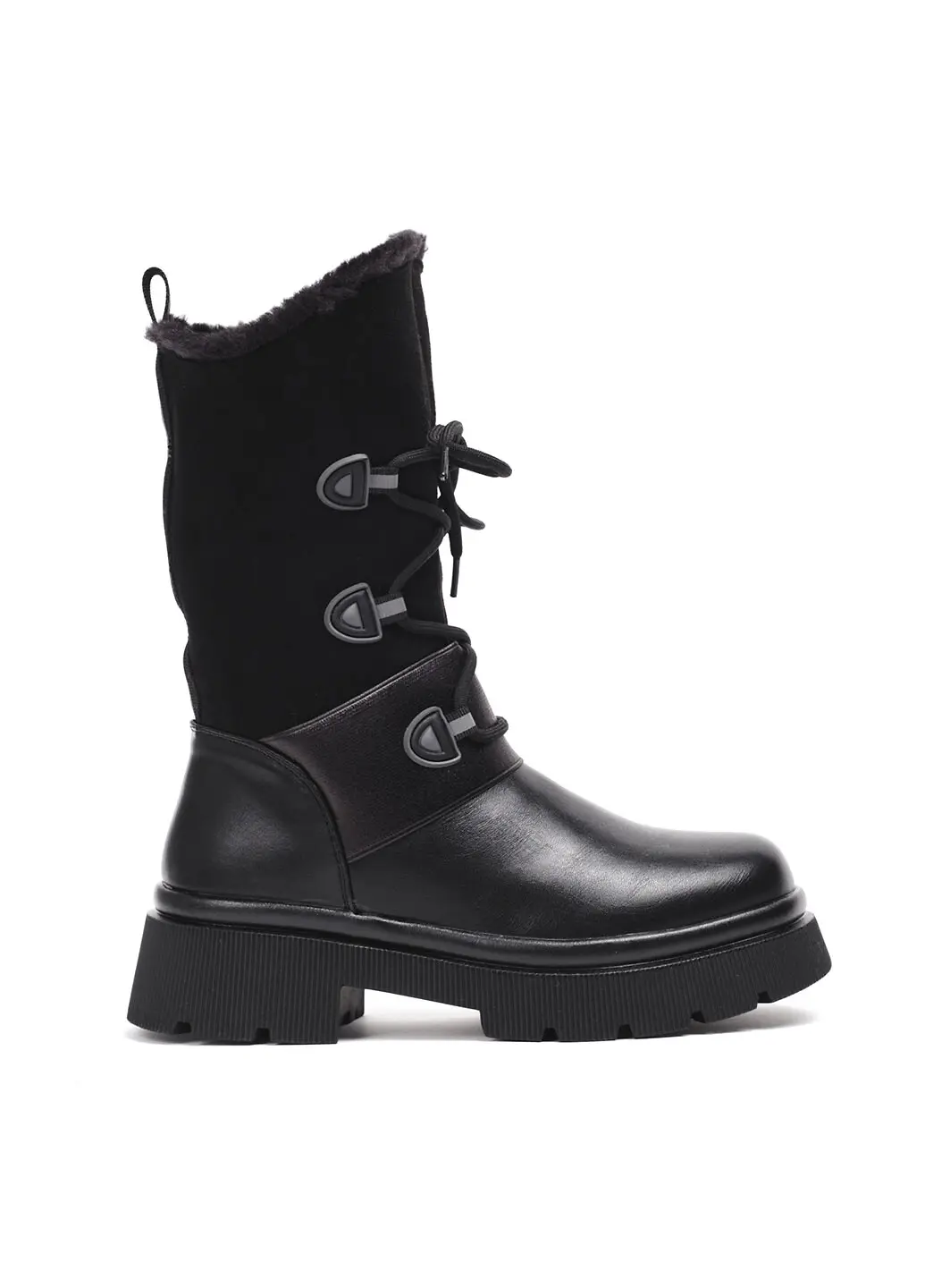 Чоботи дитячі Fashion 8865-3A чорні зимові