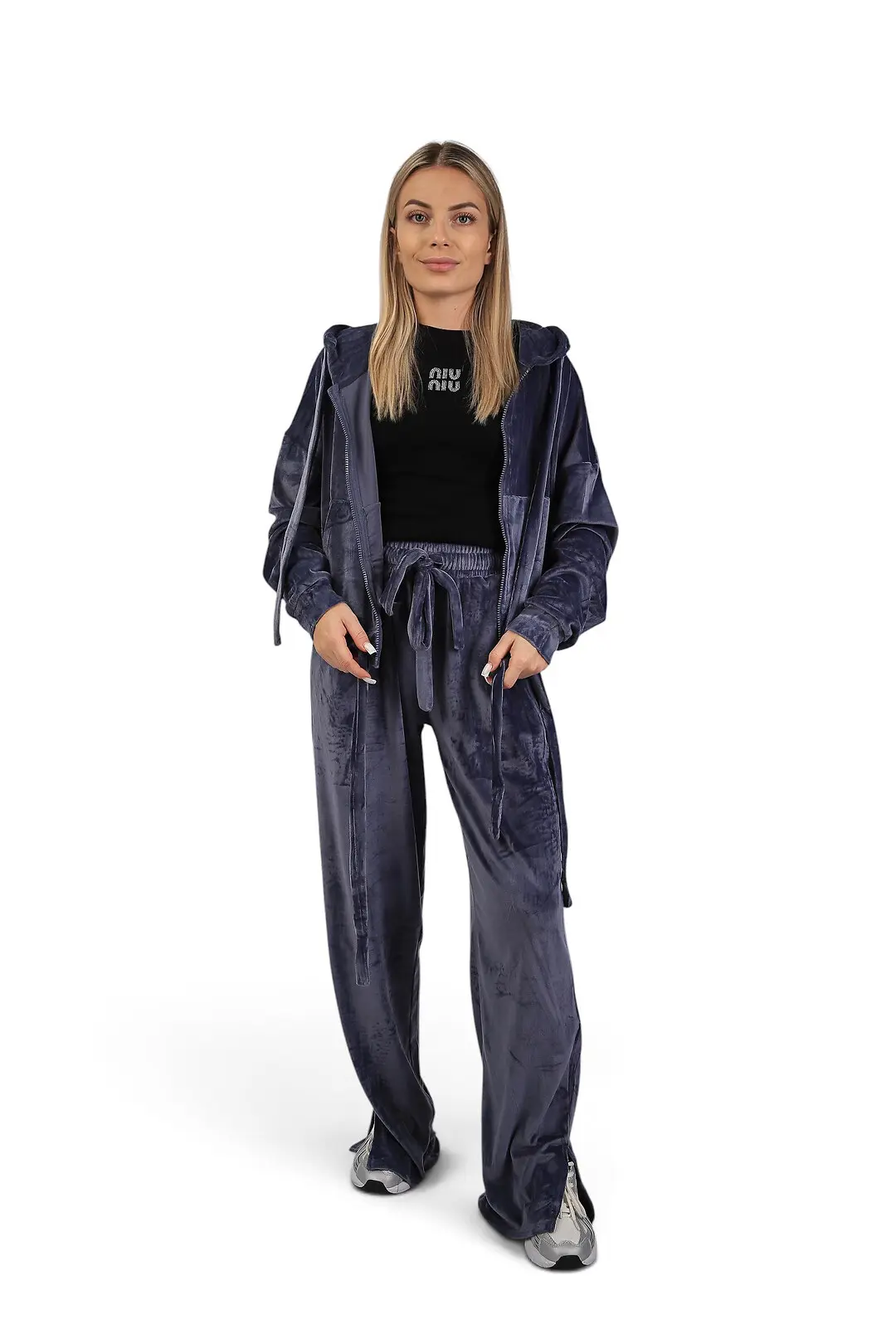 Костюм жіночий Fashion графіт з Велюру