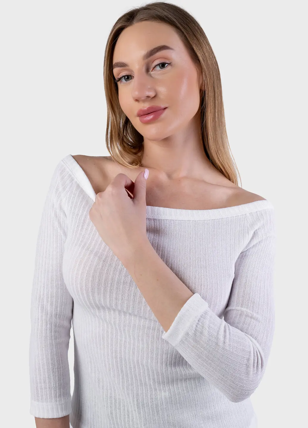 Лонгслів жіночий Fashion білий