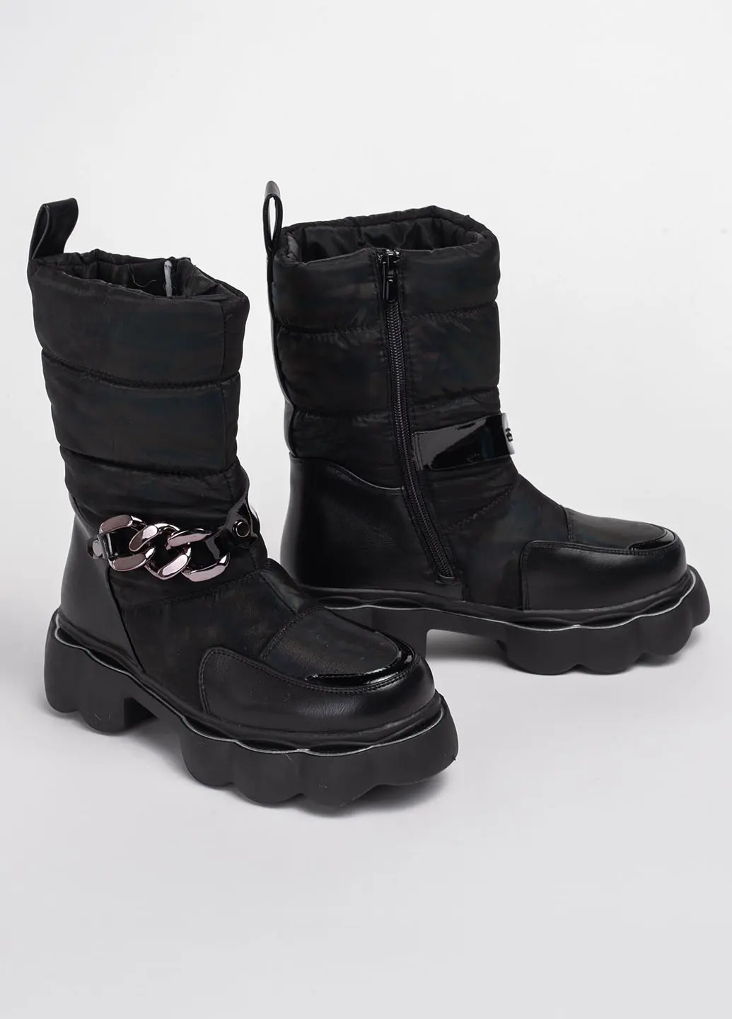 Дутики дитячі Fashion 8861-2А чорні