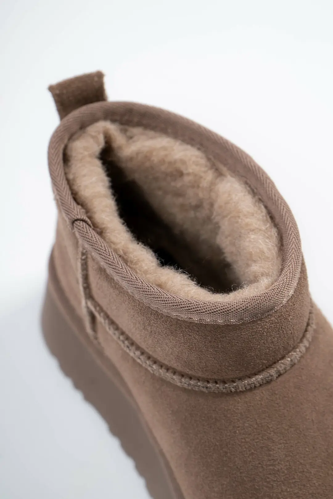 Уггі жіночі Where Uwear Натуральна замша коричневі