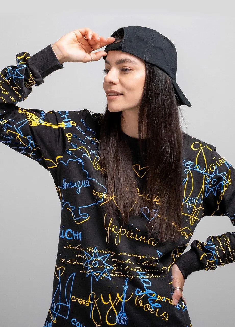 Лонгслів чоловічий Fashion чорний унісекс ua