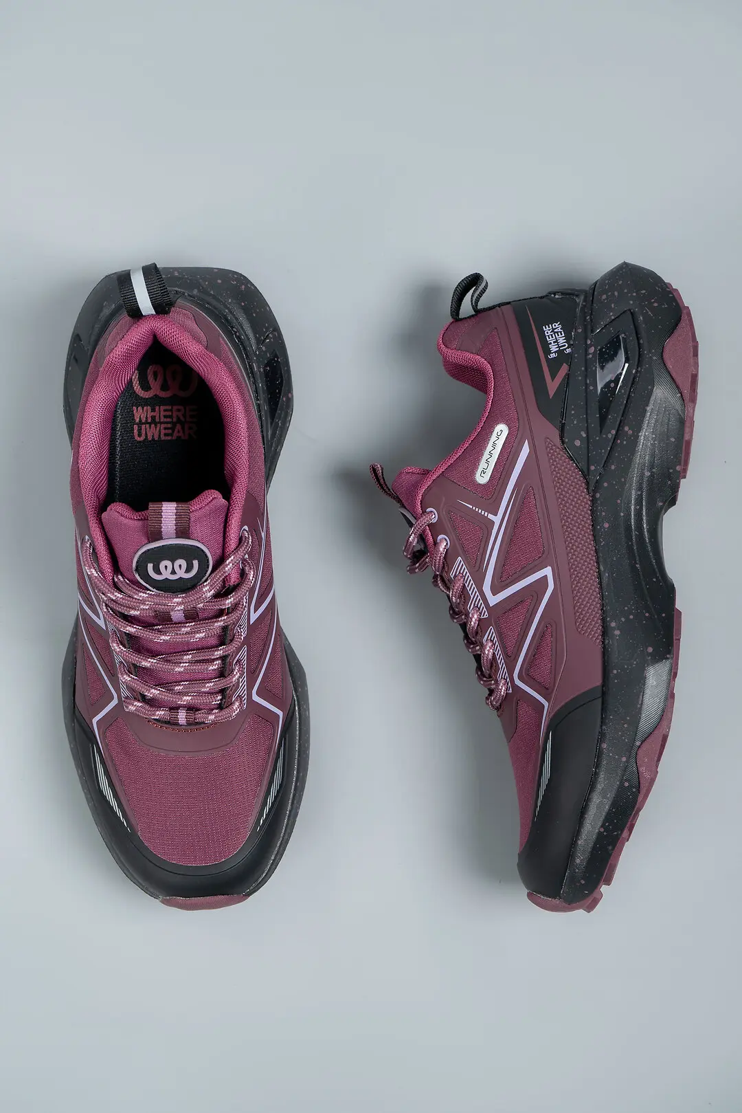 Кросівки жіночі Where Uwear WUW5993W-FUSHIA/BLACK фуксія
