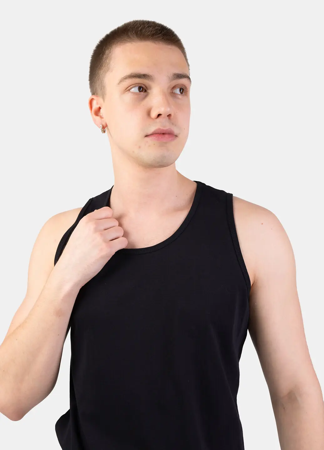 Майка чоловіча Fashion чорна