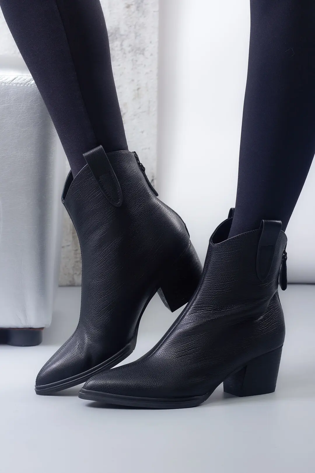 Черевики жіночі Where Uwear A1158-1 натуральна шкіра чорні