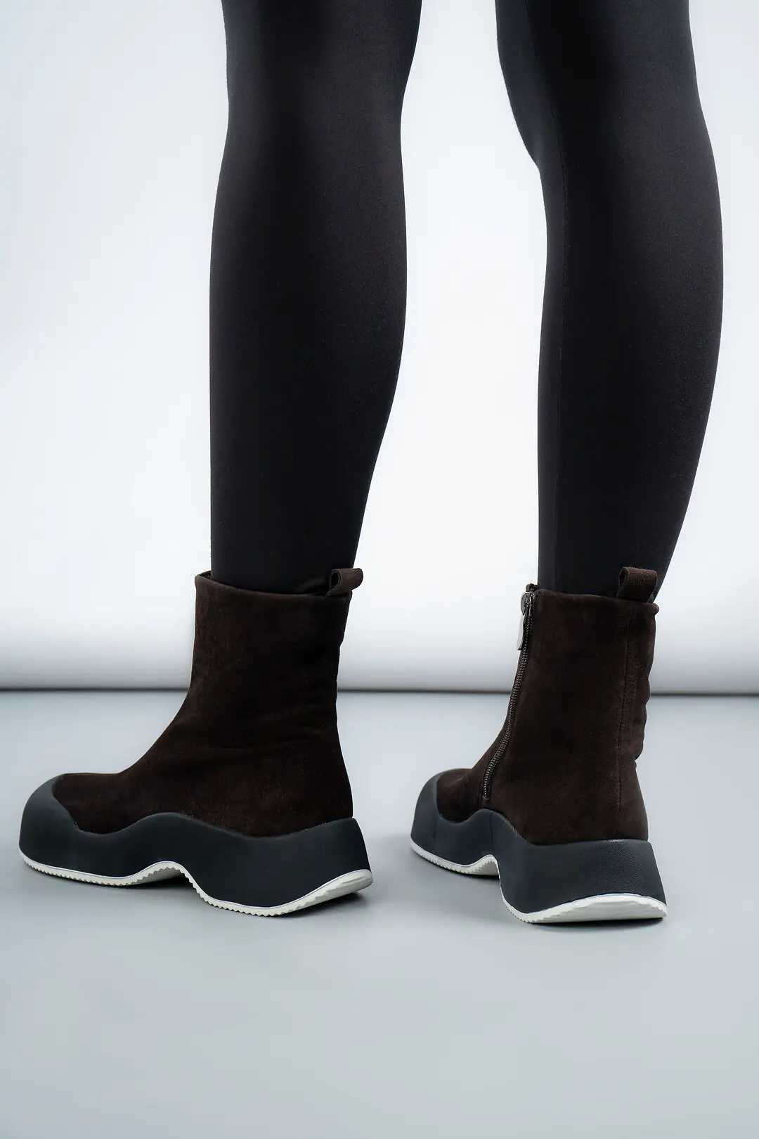 Черевики жіночі Where Uwear JN997-073-121 коричневі натуральна замша